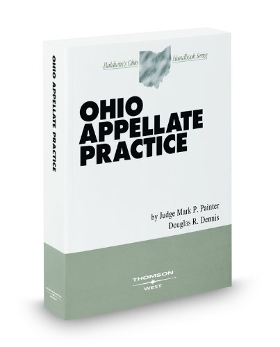 Stock image for Ohio Appellate Practice, 2008-2009 ed. (Baldwin's Ohio Handbook Series) for sale by ThriftBooks-Atlanta