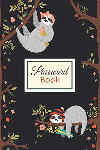 Beispielbild fr Password Log Book: Internet Password Logbook with Alphabetical Tabs - Log Book Organizer, Tracker, Address - Stylish Notebook, Journal - Small Pocket . Gift Exchange Idea - Sloth Book Design - Girl zum Verkauf von Redux Books