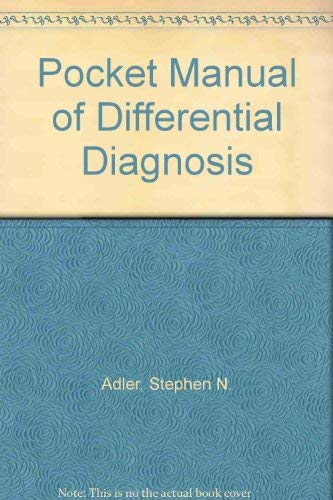 Stock image for Pocket Manual of Differential Diagnosis for sale by dsmbooks