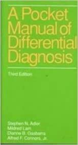 Beispielbild fr A Pocket Manual of Differential Diagnosis zum Verkauf von Better World Books