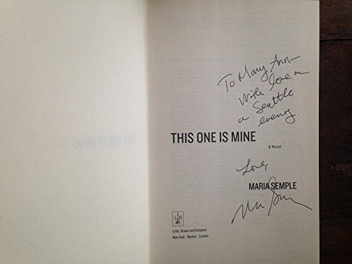 9780316031165: This One Is Mine: A Novel