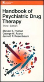 9780316049467: Handbook of Psychiatric Drug Therapy