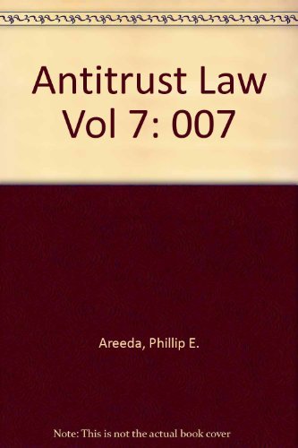 9780316050630: Antitrust Law