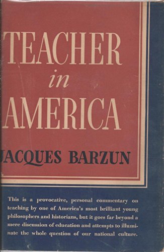 Imagen de archivo de Teacher in America, a la venta por WeSavings LLC