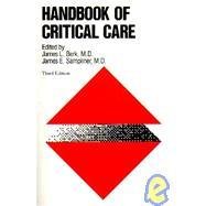 Handbook Of Critical Care