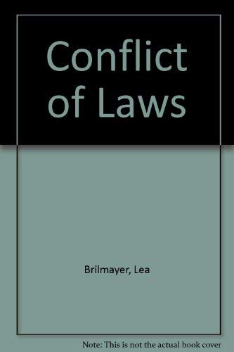 Beispielbild fr Conflict of Laws (Law school casebook series) zum Verkauf von HPB-Red