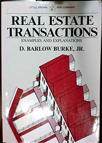 Beispielbild fr Real Estate Transactions zum Verkauf von Better World Books