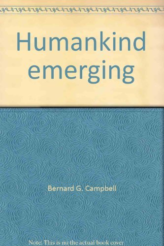 Imagen de archivo de Humankind Emerging a la venta por BookHolders