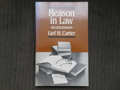 Imagen de archivo de Reason in Law a la venta por BookHolders
