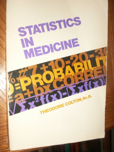 Beispielbild fr Statistics in Medicine zum Verkauf von Better World Books
