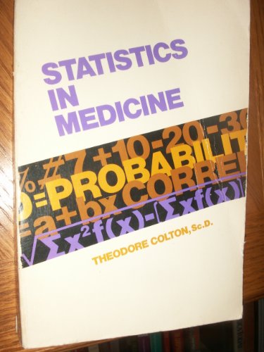 9780316152495: Statistics in Medicine