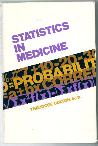 Beispielbild fr Statistics in Medicine zum Verkauf von Wonder Book