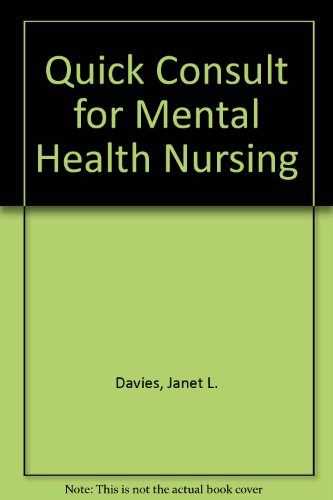 Beispielbild fr Quick Drug Consult for Mental Health and Psychiatric Nursing zum Verkauf von Books Puddle