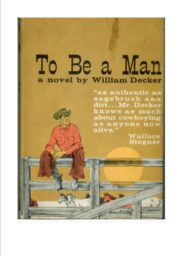 Imagen de archivo de To Be a Man a la venta por Irish Booksellers