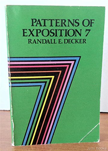 Patterns of Exposition Seven (9780316179218) by Decker, Randall E.