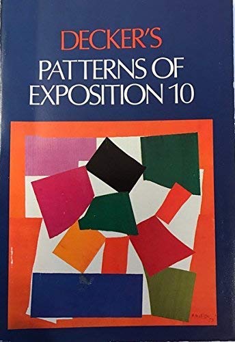 Stock image for Patterns of exposition 10 for sale by Wonder Book