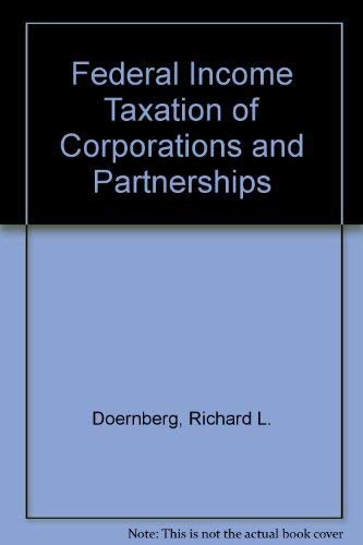Imagen de archivo de Federal Income Taxation of Corporations and Partnerships a la venta por HPB-Red