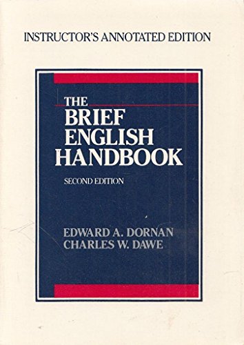 Beispielbild fr The Brief English Handbook zum Verkauf von Better World Books