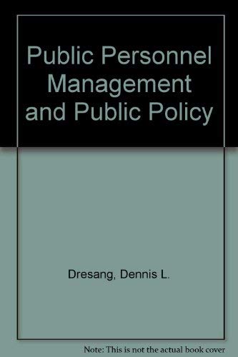 9780316193207: Public personnel management and public policy