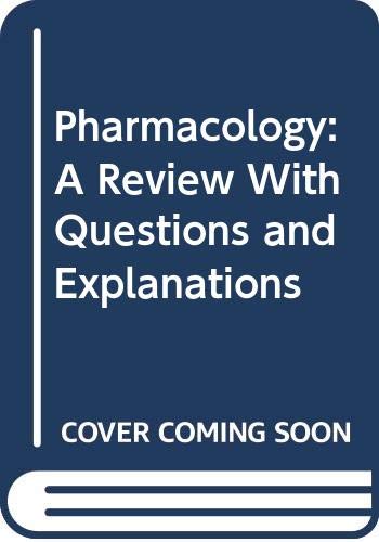 Beispielbild fr Pharmacology : A Review with Questions and Answers zum Verkauf von Better World Books