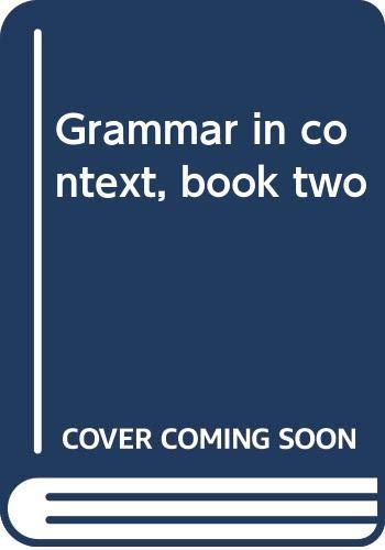 Grammar in context (9780316231398) by Elbaum, Sandra N