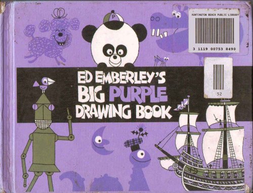 Beispielbild fr Ed Emberley's Big Purple Drawing Book zum Verkauf von Half Price Books Inc.