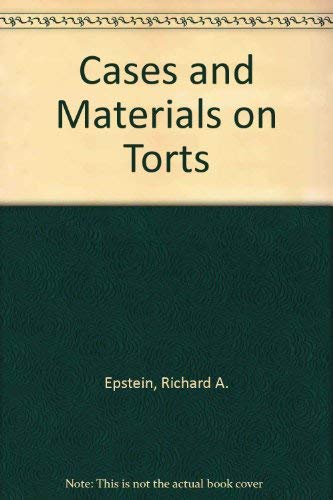 Imagen de archivo de Cases and Materials on Torts, Sixth Edition (L&b) a la venta por ThriftBooks-Dallas