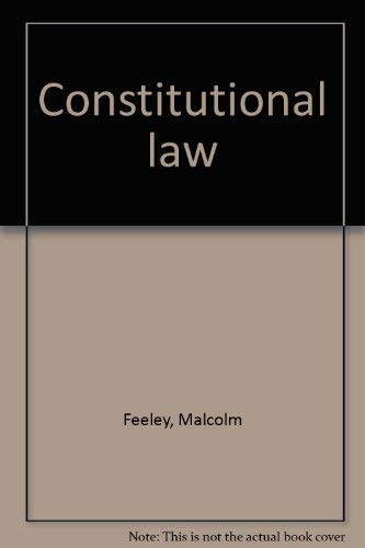 Beispielbild fr Constitutional law zum Verkauf von Wonder Book