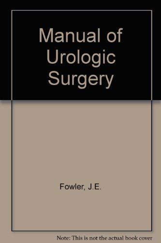 Beispielbild fr Manual Urologic Surgery zum Verkauf von Better World Books
