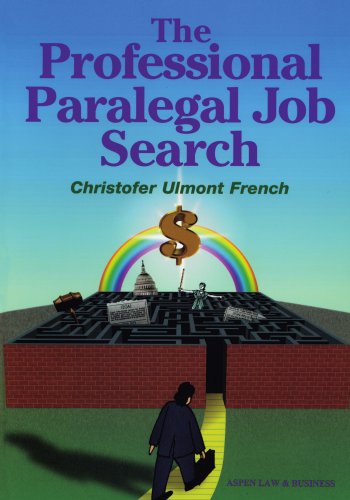 Imagen de archivo de The Professional Paralegal Job Search a la venta por ThriftBooks-Dallas