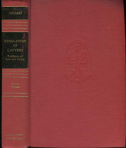 Imagen de archivo de Regulation of Lawyers: Problems of Law and Ethics (Law School Casebook Series) a la venta por HPB-Red