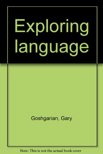 Imagen de archivo de Exploring Language a la venta por ThriftBooks-Dallas