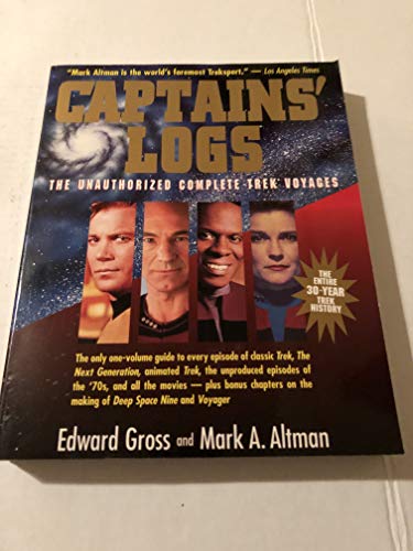 Beispielbild fr Captains' Logs: The Unauthorized Complete Trek Voyages zum Verkauf von Wonder Book