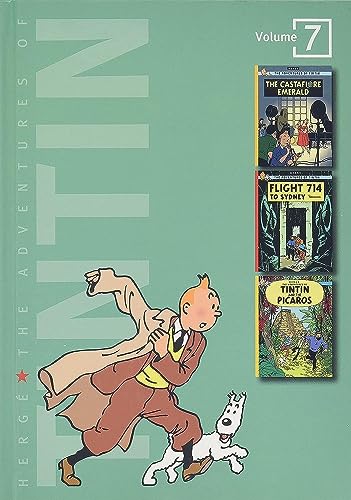 Beispielbild fr The Adventures of Tintin, vol. 7: The Castafiore Emerald / Flight 714 / Tintin and the Picaros (3 Volumes in 1) zum Verkauf von BooksRun
