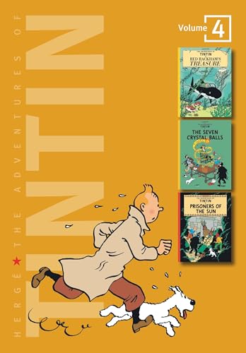 Imagen de archivo de The Adventures of Tintin, Vol. 4: Red Rackham's Treasure / The Seven Crystal Balls / Prisoners of the Sun (3 Volumes in 1) a la venta por BooksRun