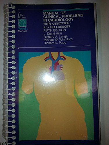Beispielbild fr Manual of Clinical Problems in Cardiology zum Verkauf von HPB-Red