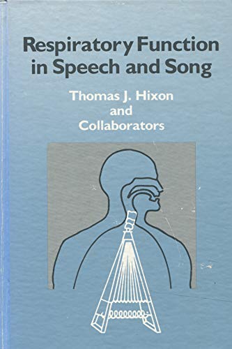 Imagen de archivo de Respiratory function in speech and song a la venta por The Book Spot