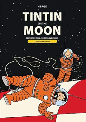 Imagen de archivo de Tintin on the Moon: Destination Moon & Explorers on the Moon (Adventures of Tintin) a la venta por Orbiting Books