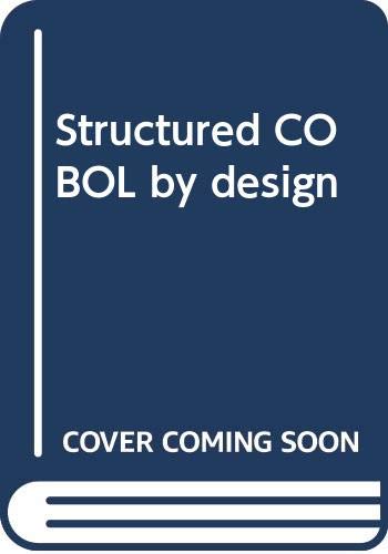9780316498432: Structured COBOL by design