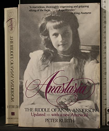 Imagen de archivo de Anastasia: The Riddle of Anna Anderson a la venta por SecondSale