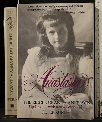 Stock image for Anastasia: The Riddle of Anna Anderson for sale by SecondSale