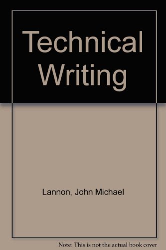 Technical Writing (9780316514330) by John M. Lannon