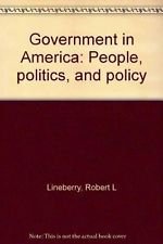 Imagen de archivo de Government in America: People, politics, and policy a la venta por HPB-Red