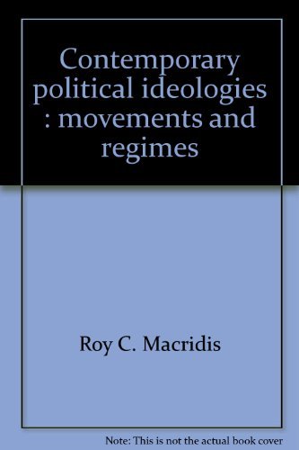 9780316542814: Contemporary political ideologies: Movements and regimes