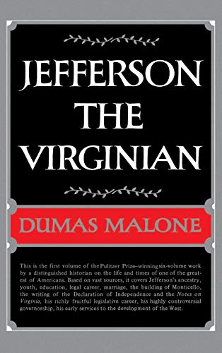 9780316544740: Jefferson the Virginian - Volume I