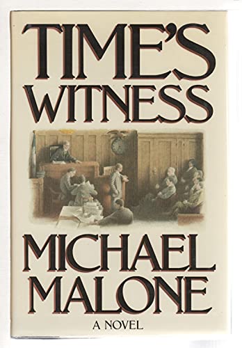 Beispielbild fr Time's Witness A Novel zum Verkauf von Mike's Baseball Books