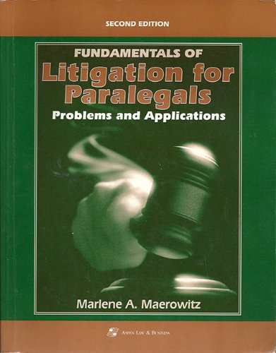 9780316548960: Fundamentals of Litigation for Paralegals