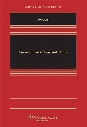 Beispielbild fr Environmental Law and Policy (Law School Casebook Series) zum Verkauf von Books From California