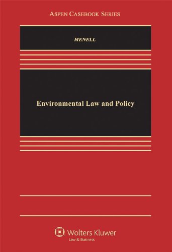 Imagen de archivo de Environmental Law and Policy a la venta por ThriftBooks-Dallas