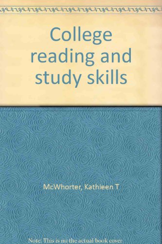 Beispielbild fr College reading and study skills zum Verkauf von Wonder Book